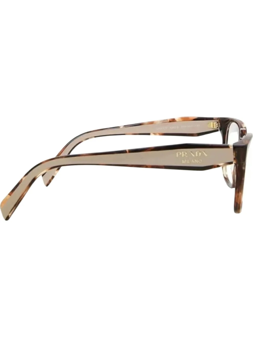 Prada PR17ZV Women's Square Glasses - Caramel Havana 52-18-140 - FRAME ONLY